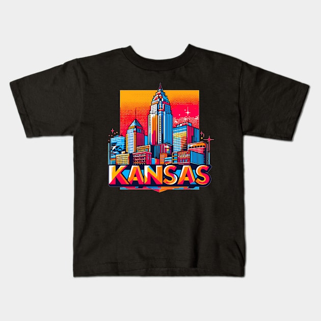 Kansas City Kids T-Shirt by Vehicles-Art